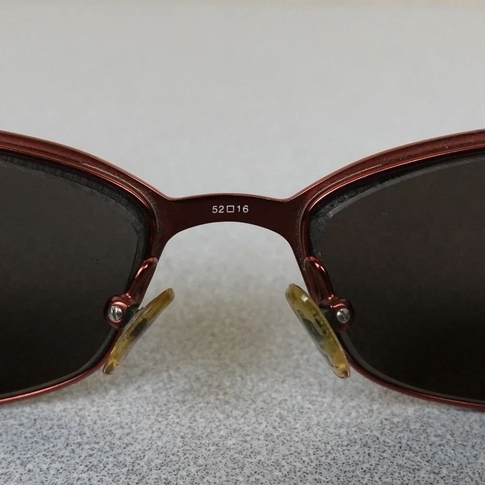 Guess Eyeglasses Womens GU2329 BLK Metal Black Red Frames 52-16-135